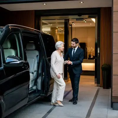 Transporte puerta a puerta para concierge médico